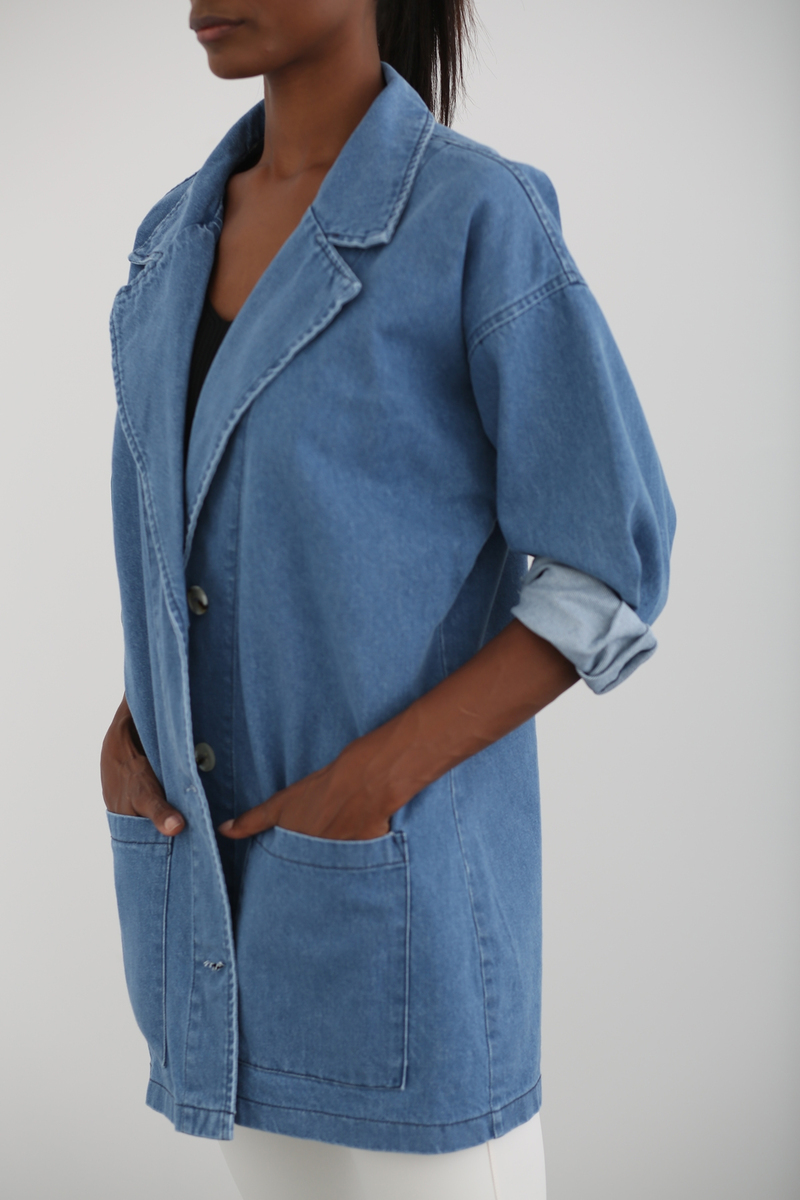 Mavi Oversize Jean Ceket 6499