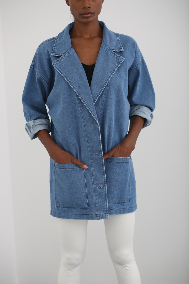Mavi Oversize Jean Ceket 6499