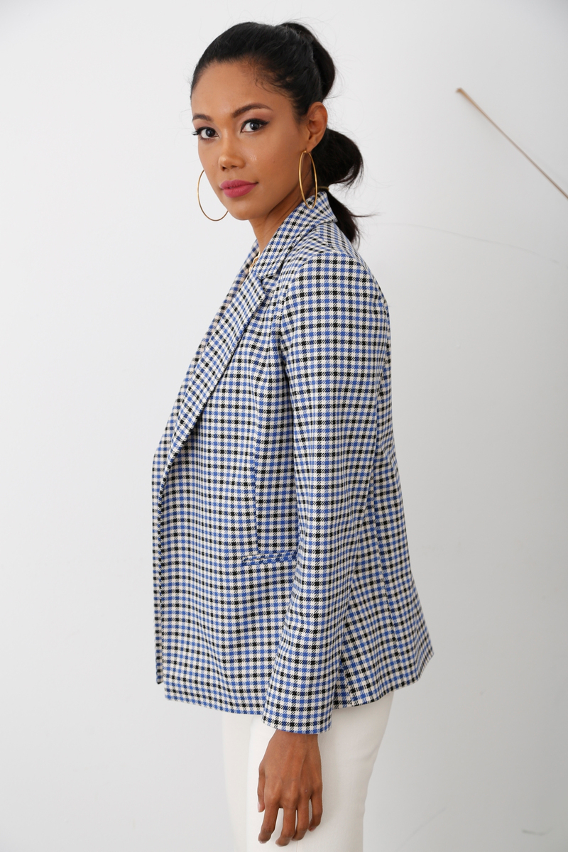 Mavi Pötikare Blazer Ceket 4085