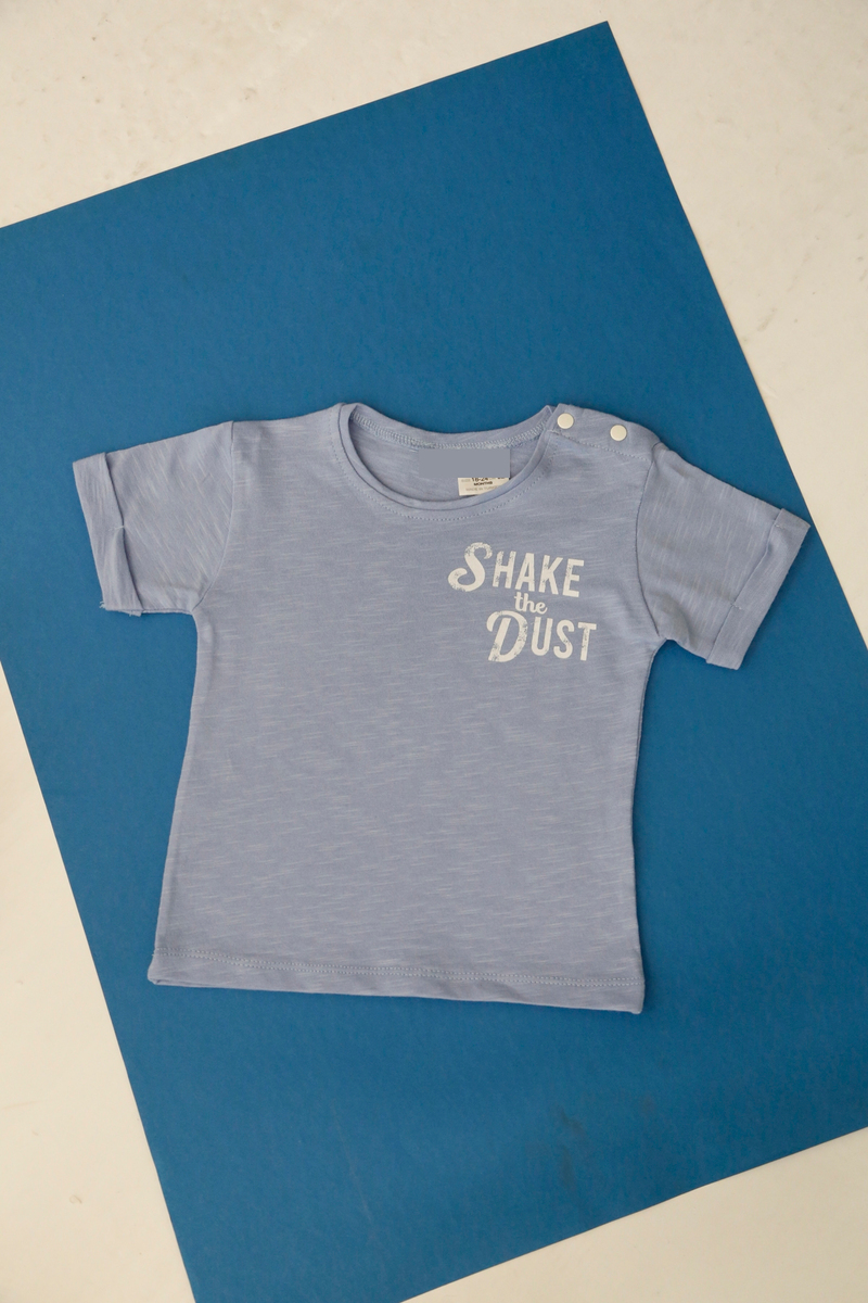 Mavi Unisex Shake The Dust Baskılı Tshirt 20118