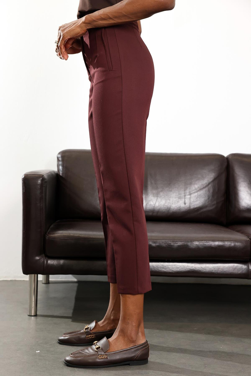 Mürdüm Flatolu Pantolon 5113