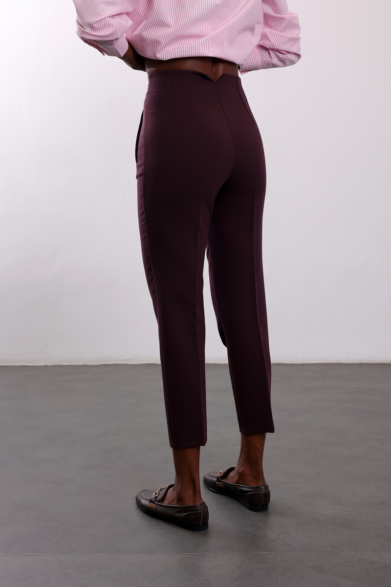 Mürdüm Flatolu Pantolon 5113