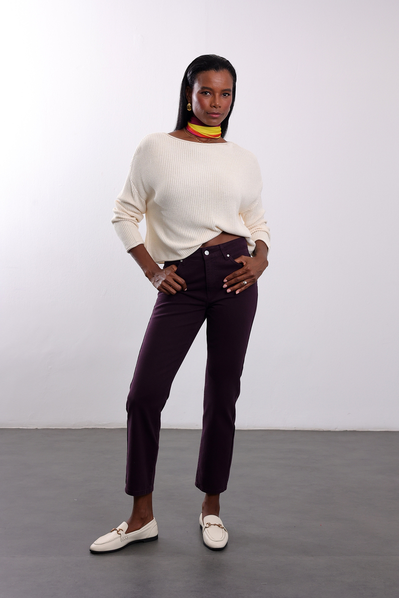Mürdüm Mom Fit Jean 