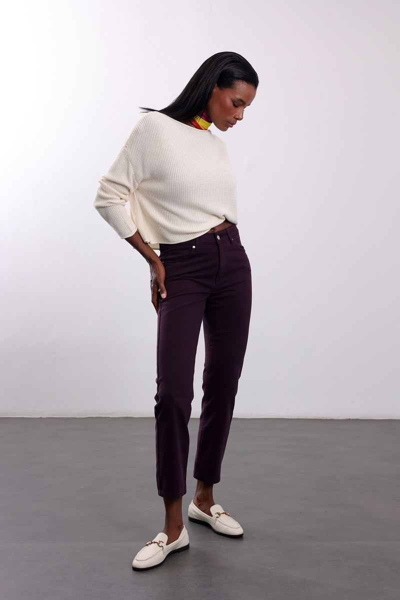 Mürdüm Mom Fit Jean 