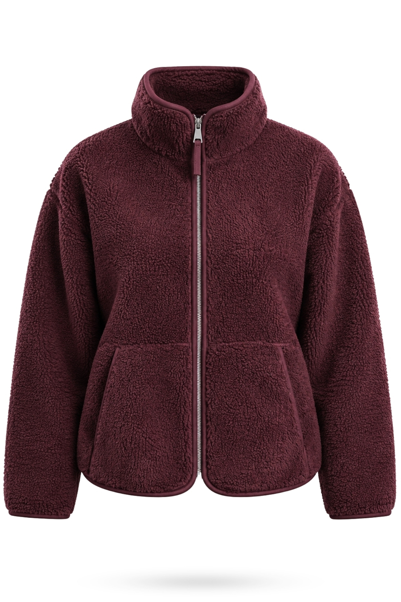 Mürdüm Polar Ceket 23236