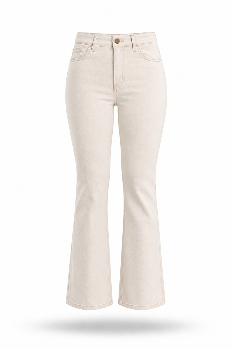 Naturel Full Likra Toparlayan Flare Jean 7578