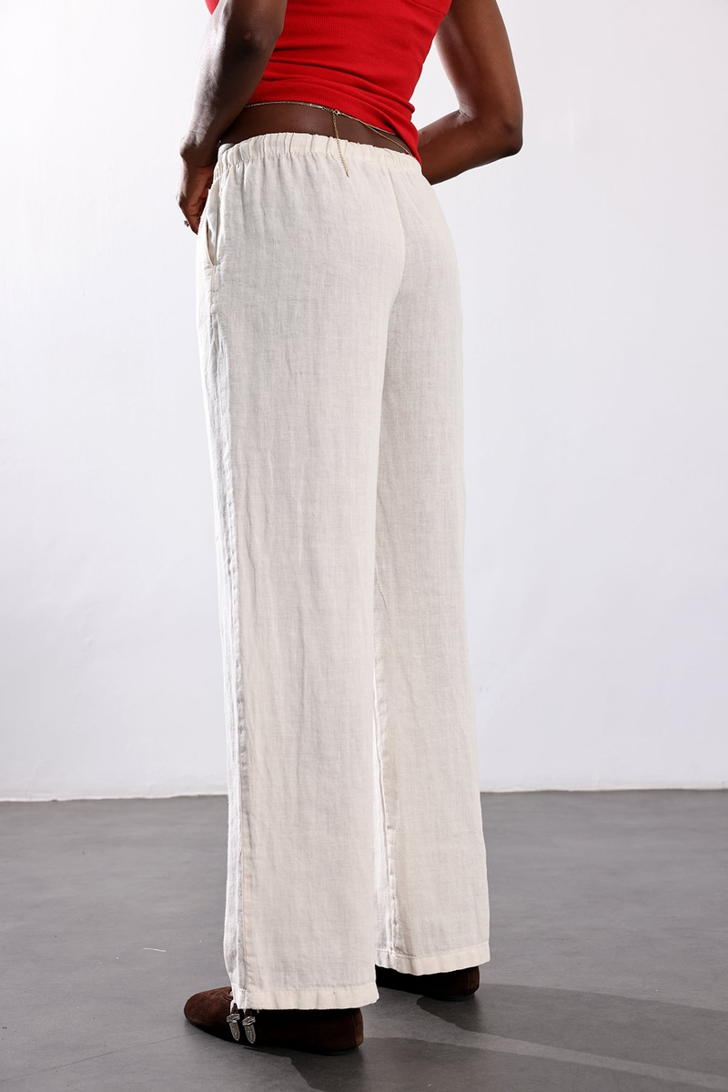 Naturel Keten Pantolon 031687