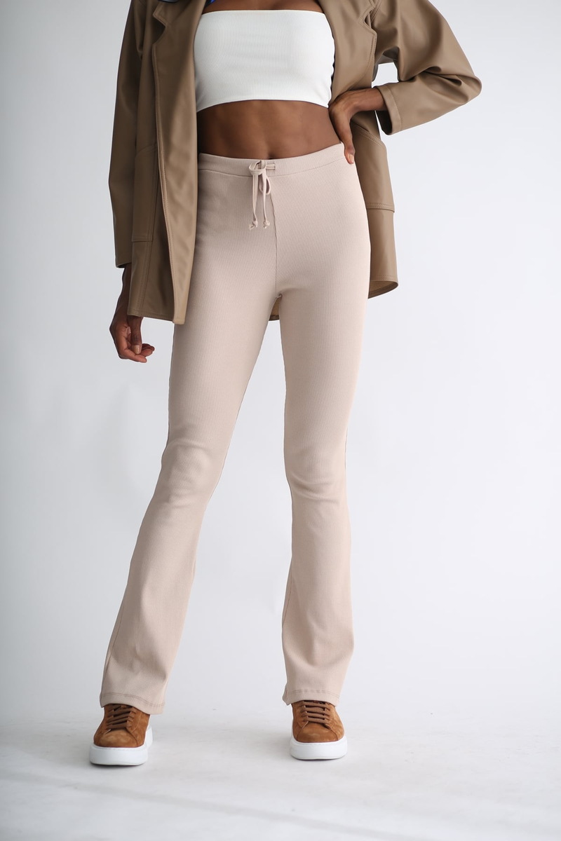 Nude Fitilli İspanyol Paça Pantolon E019