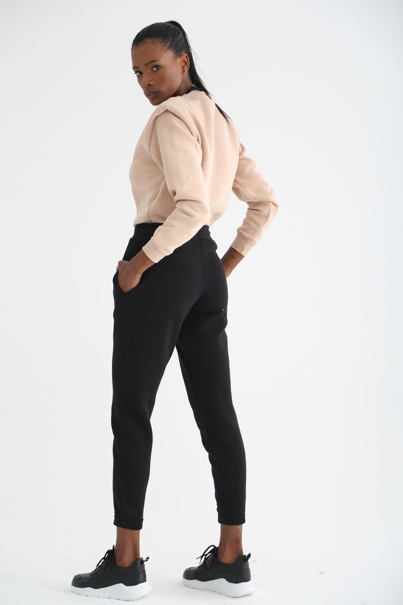 Nude Omzu Vatkalı Sweatshirt 3232