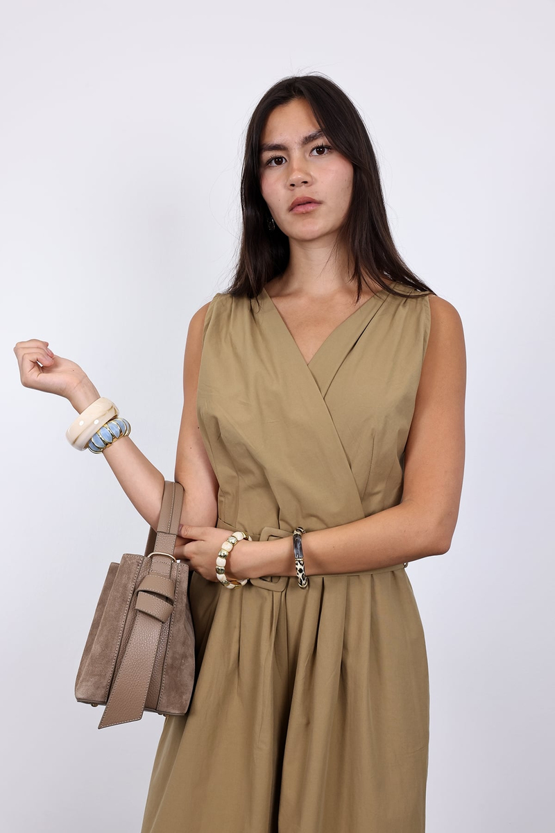 Olive V Yaka Kemerli Tulum 51394