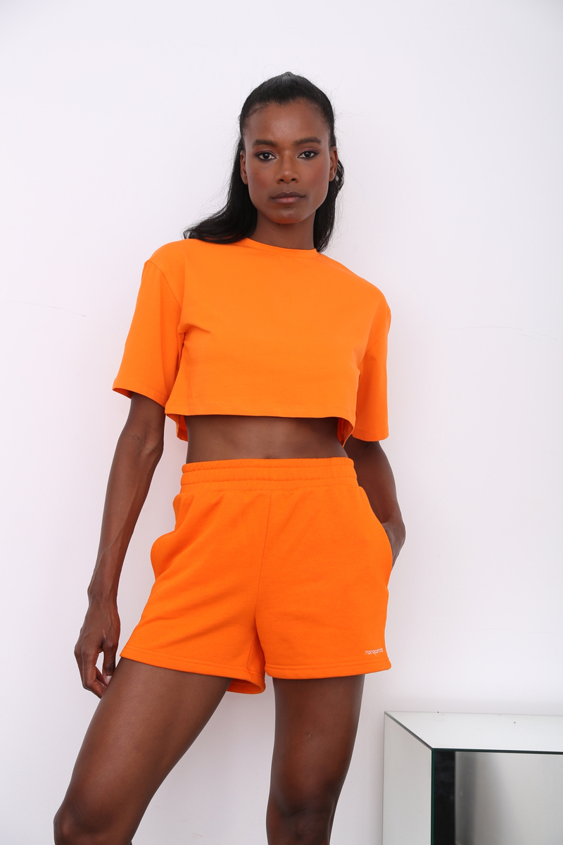 Oranj Crop Tshirt 
