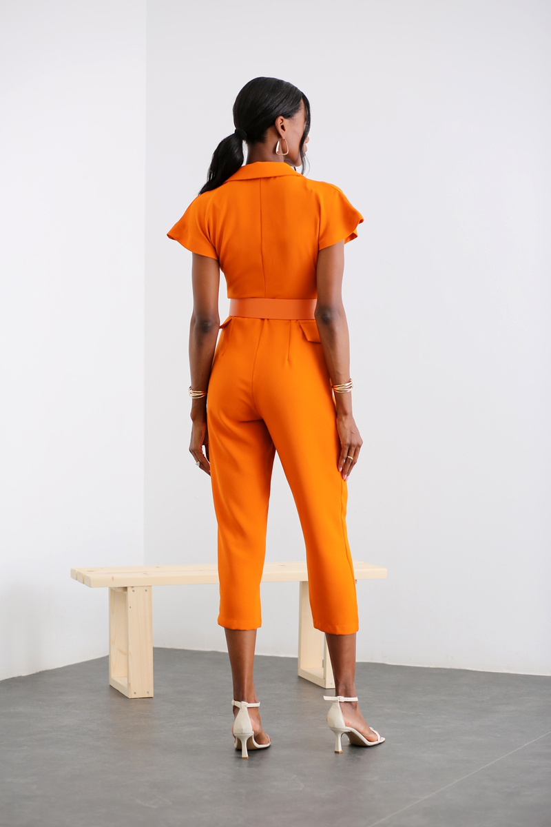 Oranj Kemerli Krep Tulum 50619
