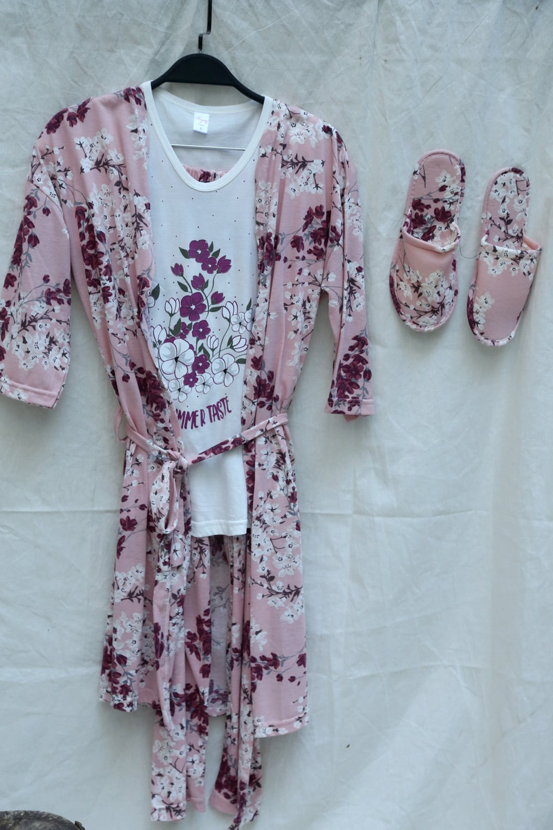 Pembe Beşli Pijama Takım 