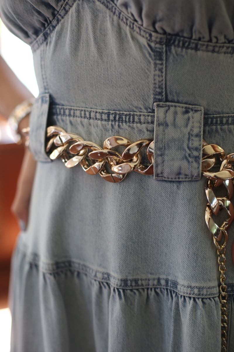 Rose Gold Zincir Kemer-1 1167