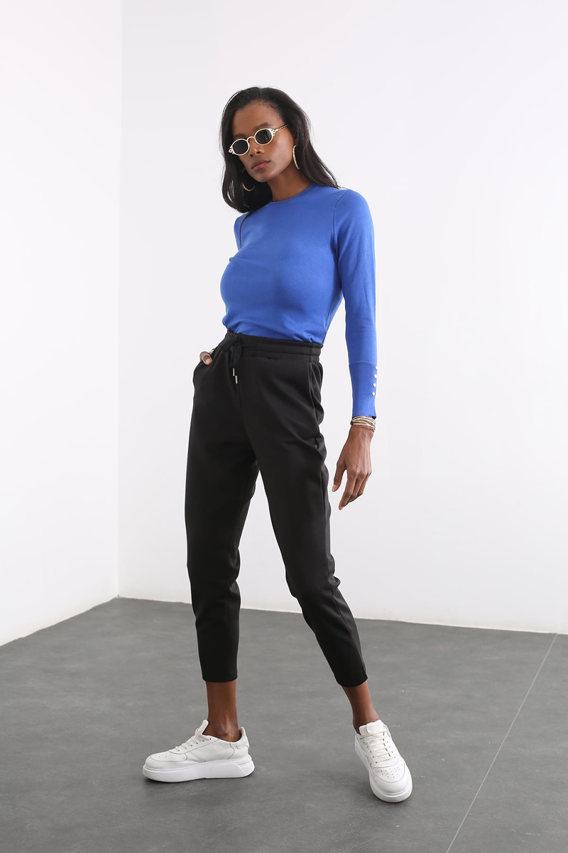 Saks Bisiklet Yaka Basic Triko 151026