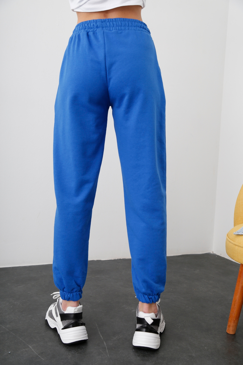 Saks Paçası Lastikli Eşofman 3189