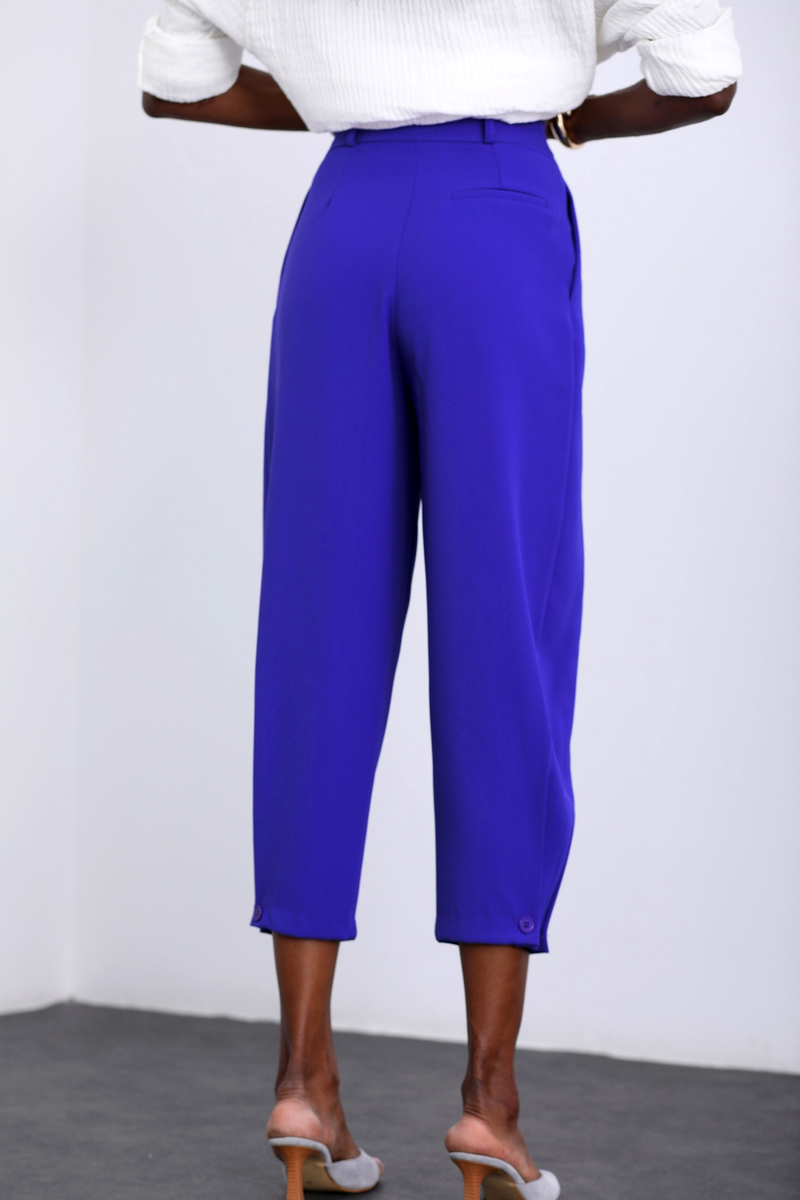 Saks Pile Detaylı Şalvar Pantolon 1436