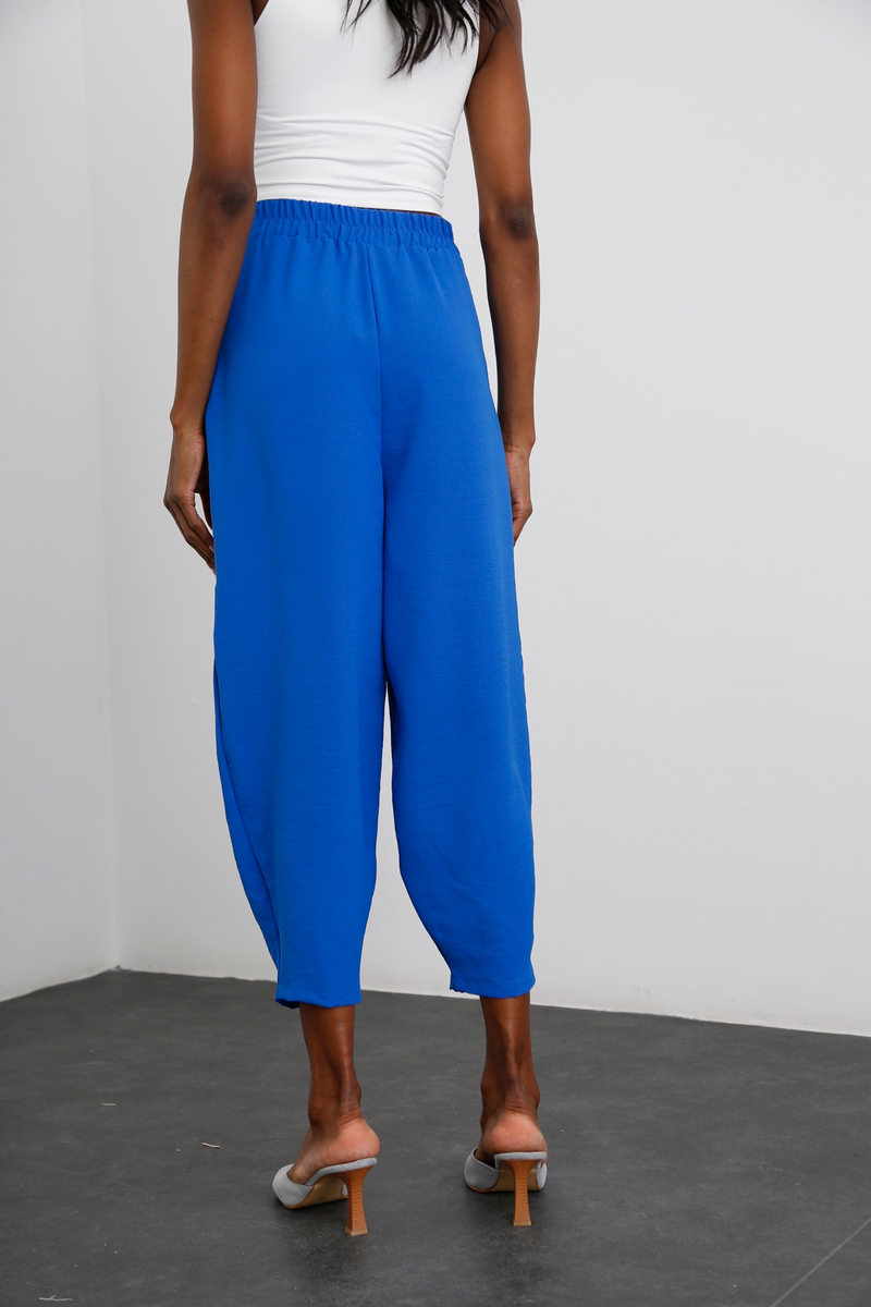 Saks Pileli Şalvar Pantolon 0226