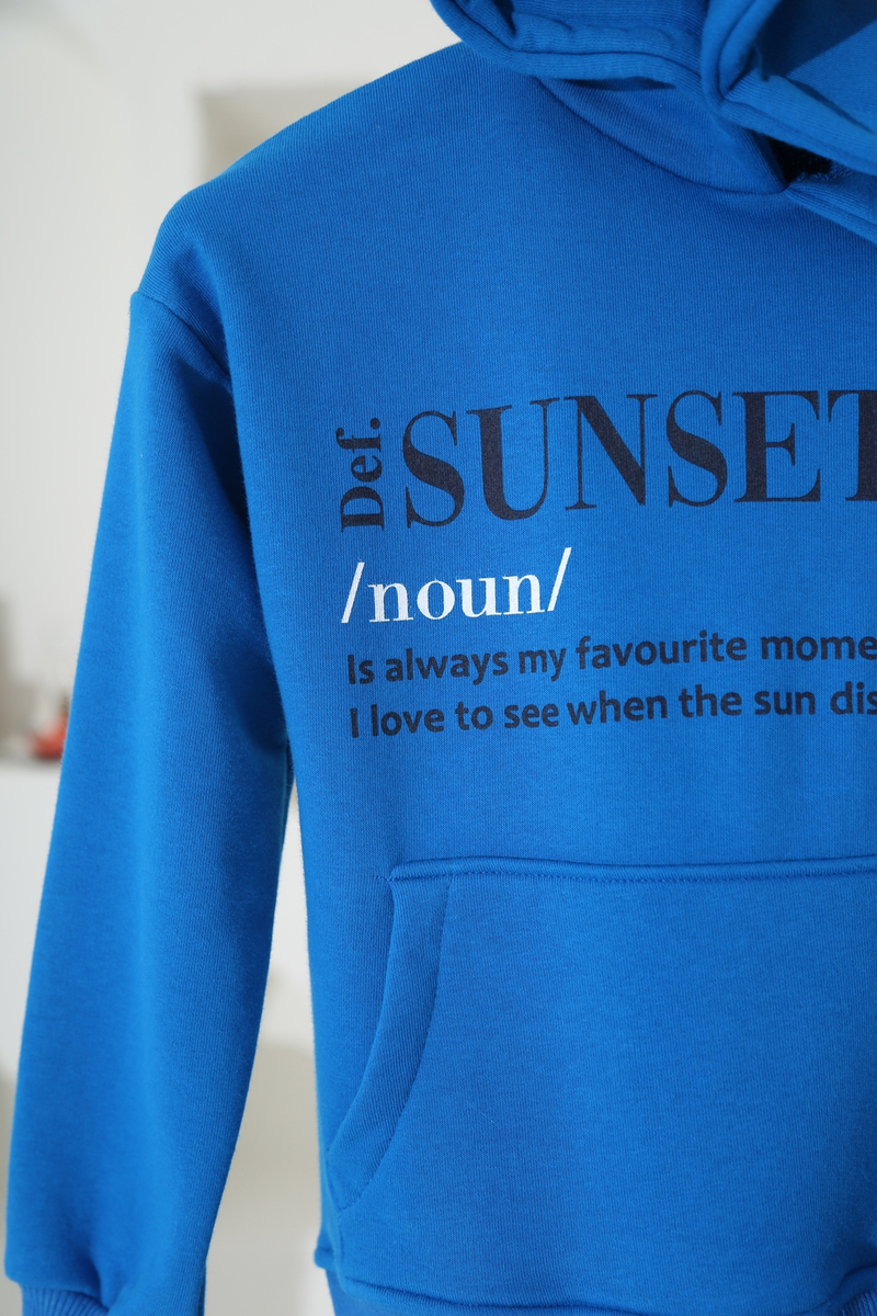 Saks Sunset Baskılı Çocuk Sweatshirt 