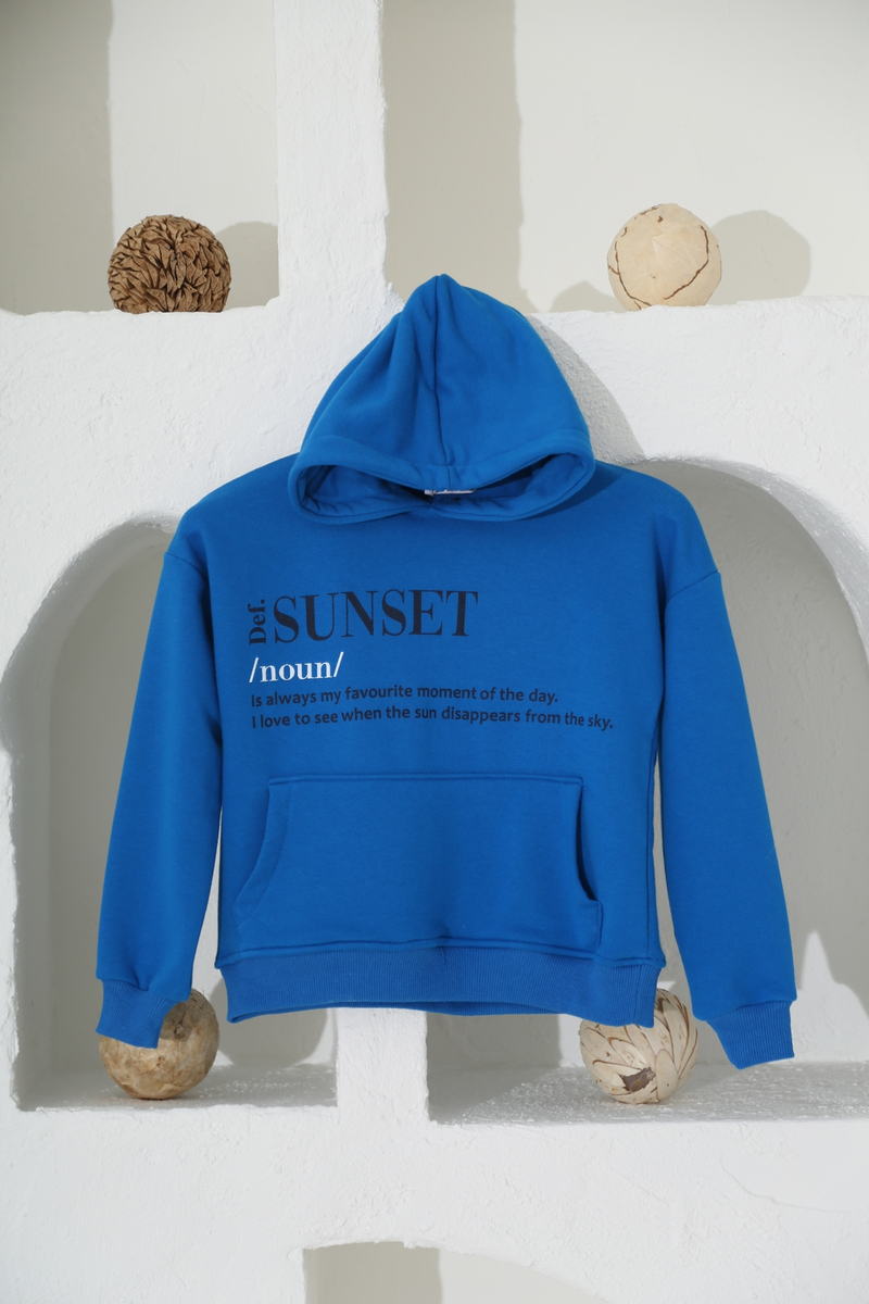 Saks Sunset Baskılı Çocuk Sweatshirt 