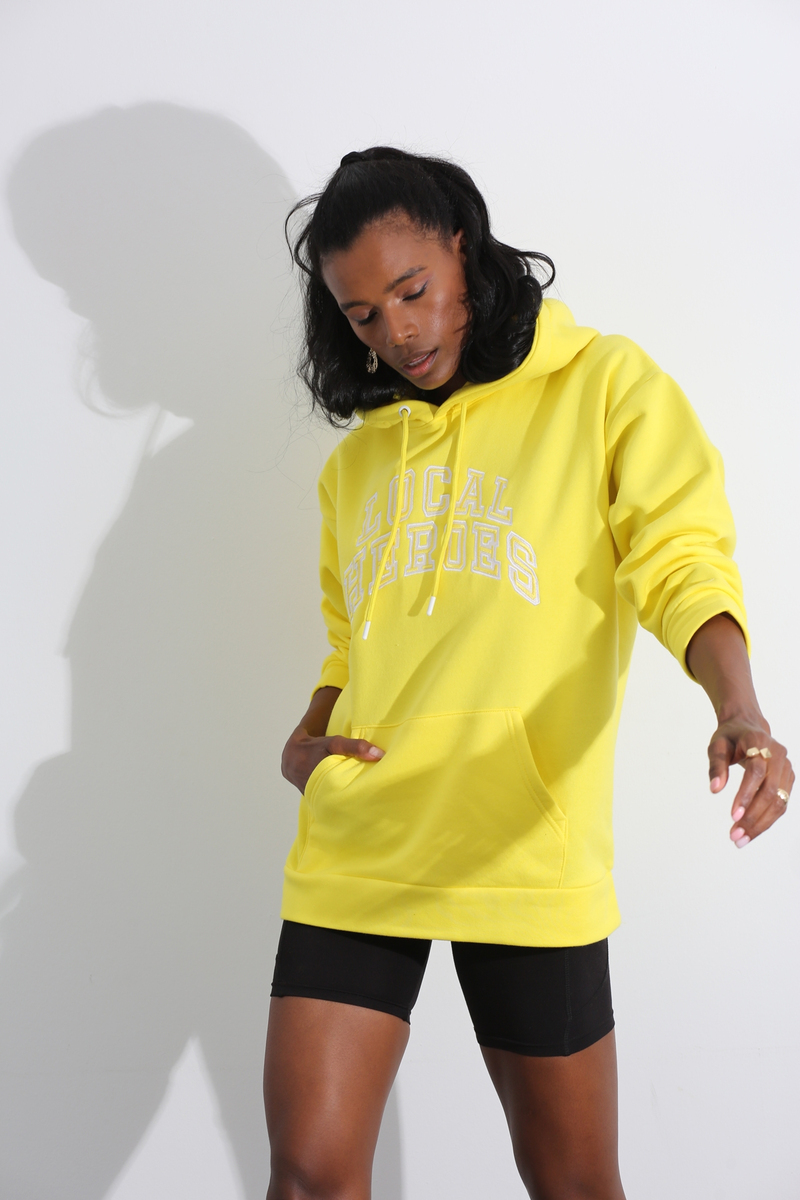 Sarı Local Nakışlı Sweatshirt 