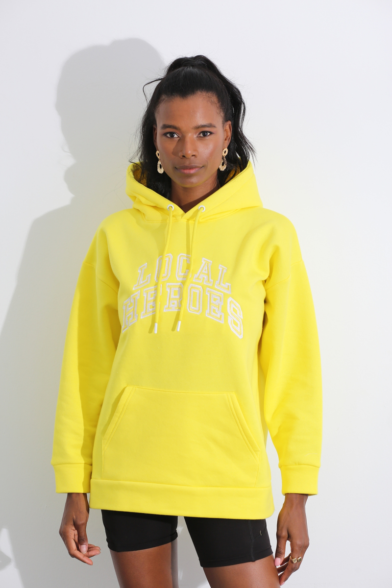 Sarı Local Nakışlı Sweatshirt 