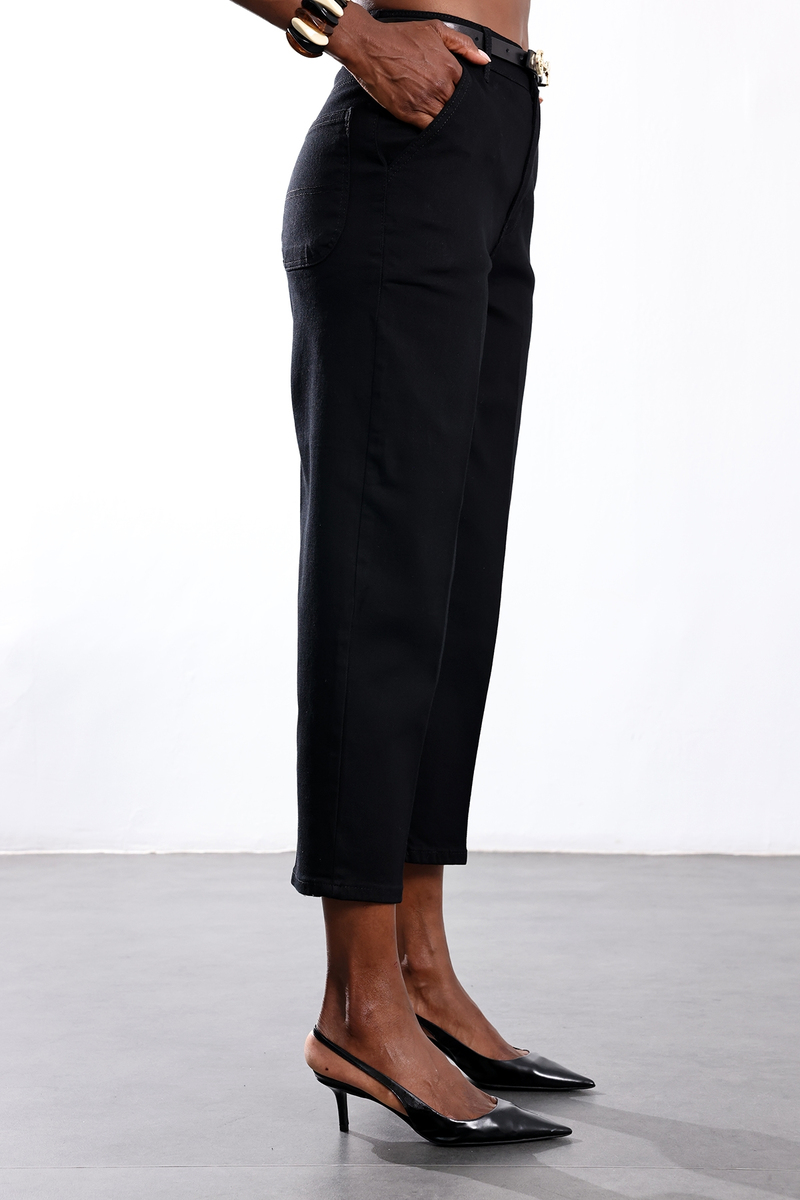 Siyah Baggy Jean 3001