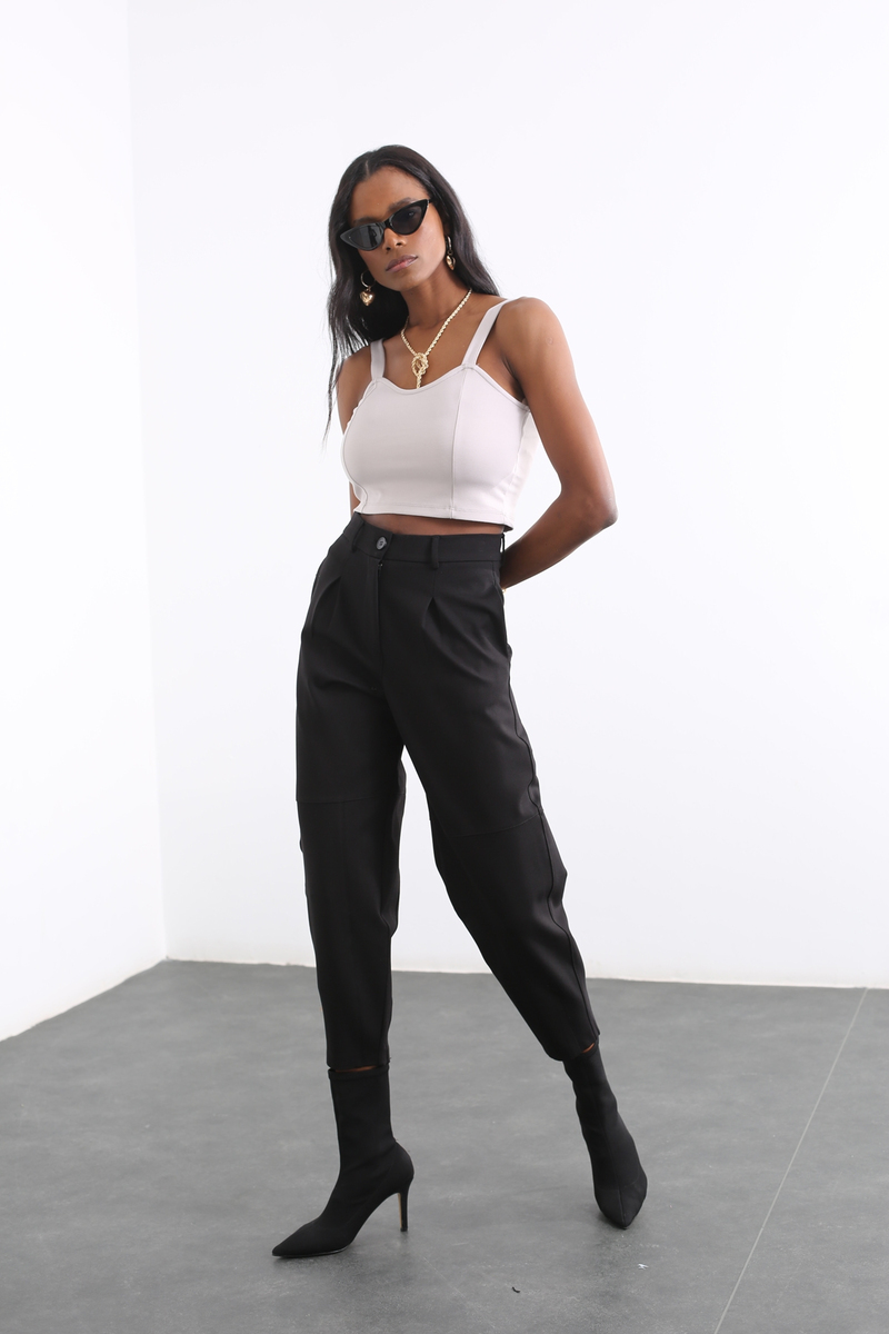 Siyah Baggy Pantolon 1284