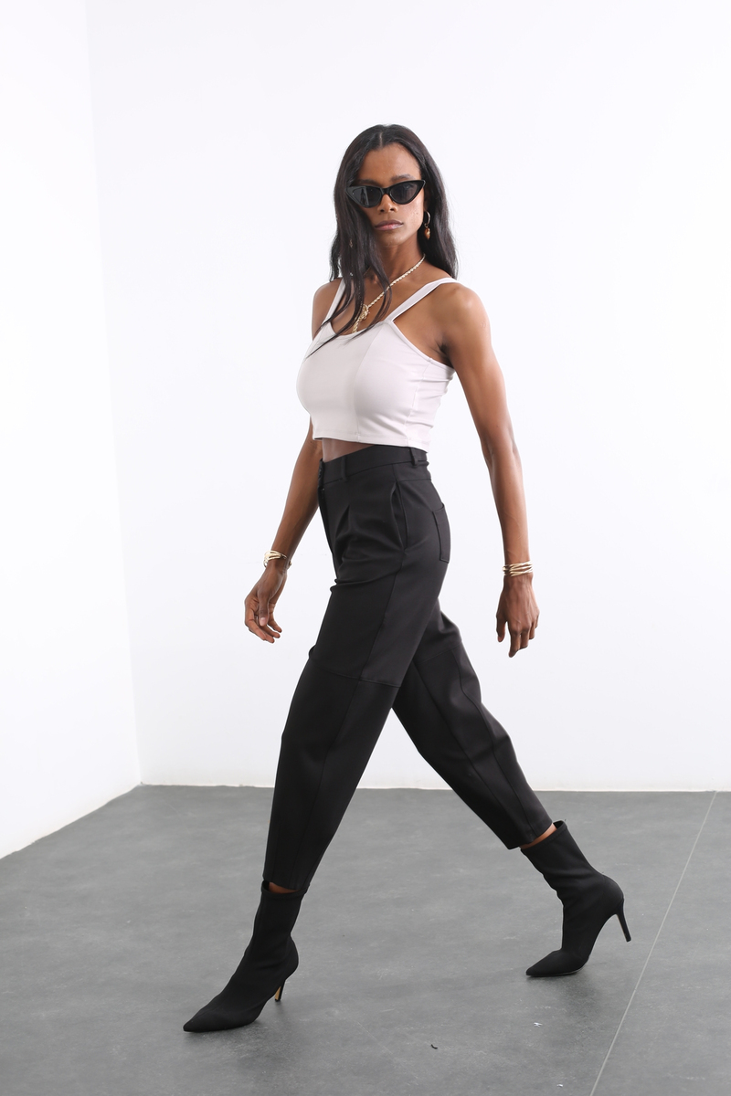 Siyah Baggy Pantolon 1284