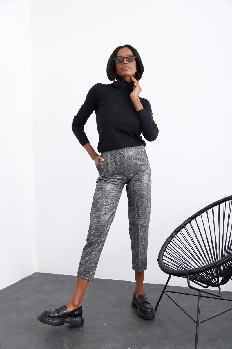 Siyah Basic Balıkçı Triko 18133