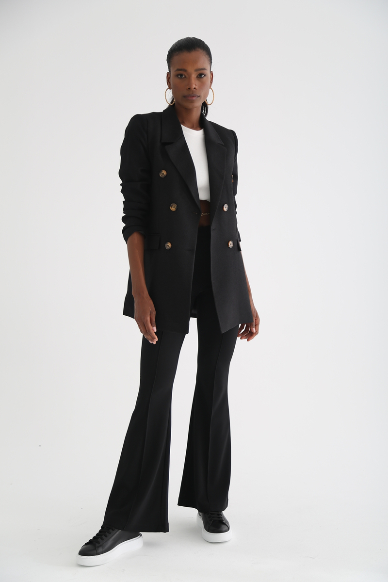 Siyah Blazer Ceket 9911-1