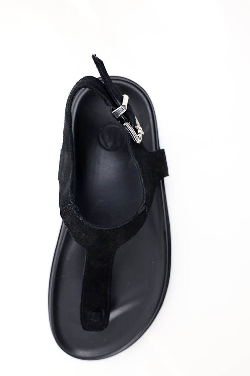 Siyah Comfort Parmak Arası Sandalet 50311