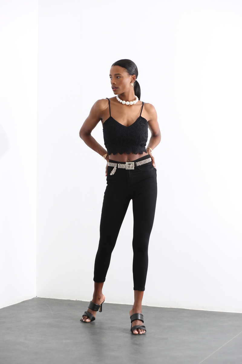 Siyah Dantelli Büstiyer 27314