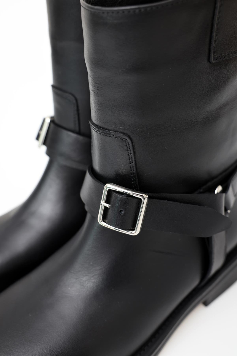 Siyah Deri Binici Bot 125214