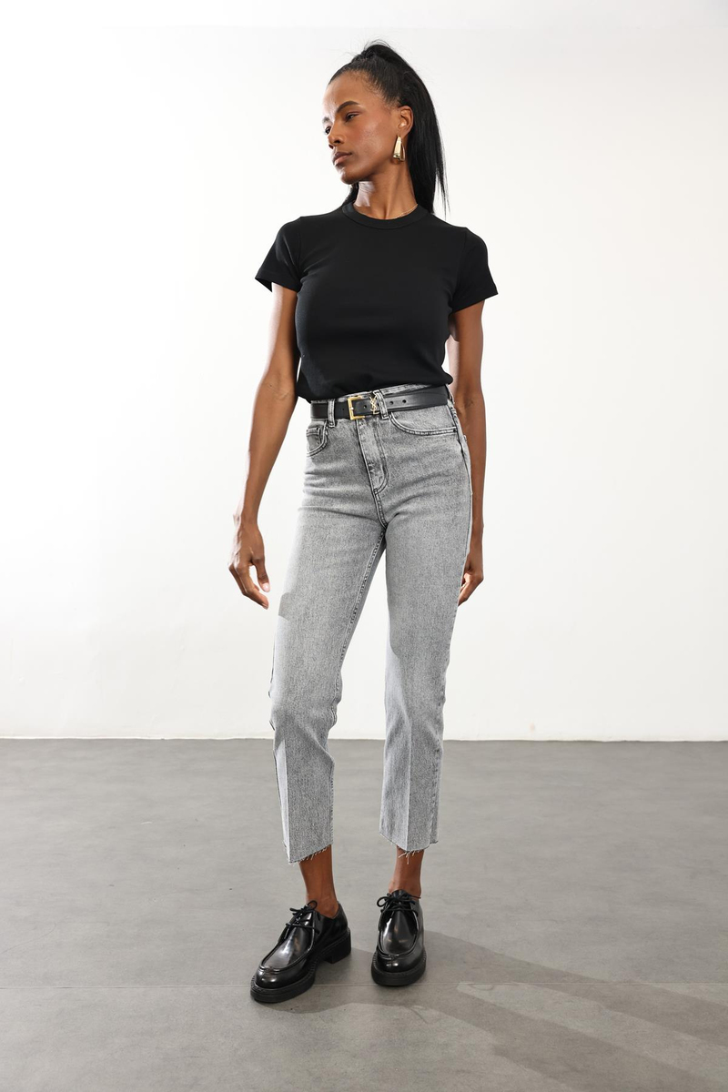 Siyah Fit Basic Tişört 
