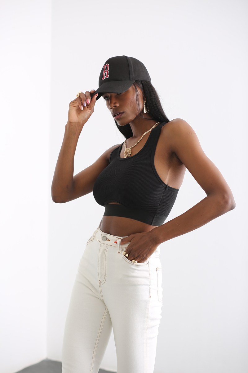 Siyah Fitilli Crop 141109
