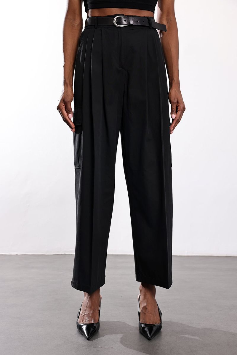 Siyah Kargo Pantolon 0025