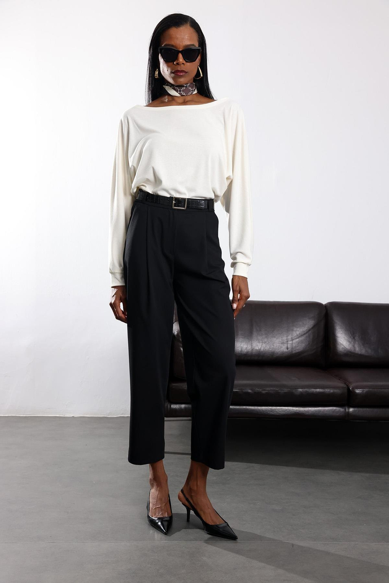 Siyah Kemerli Barrel Panrolon 31640