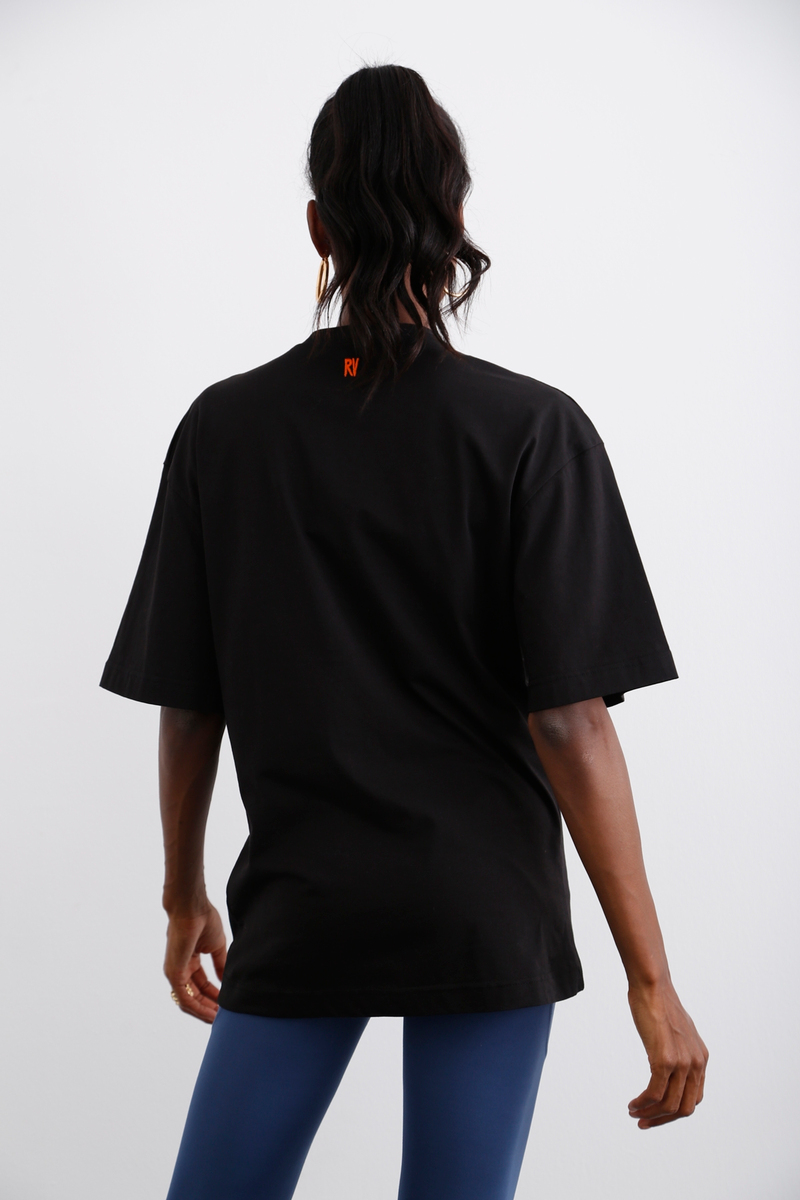 Siyah Kısa Kol Basic Tshirt 