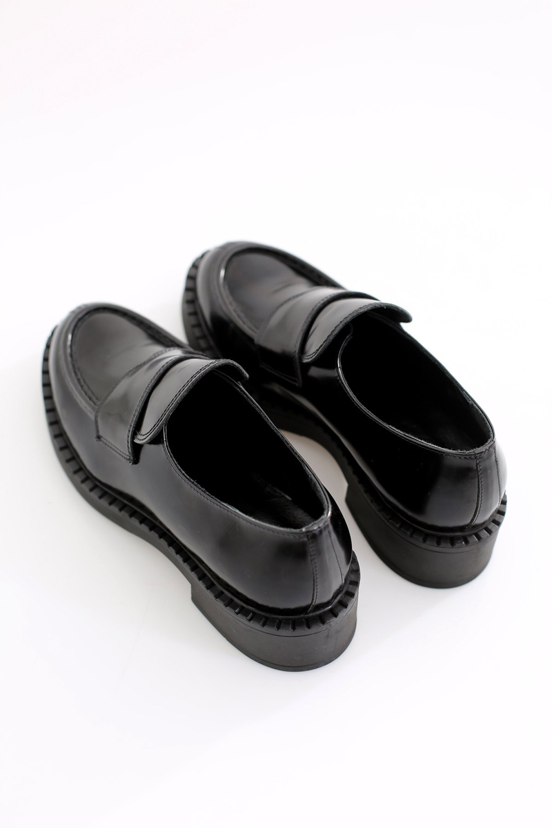 Siyah Klasik Loafer 