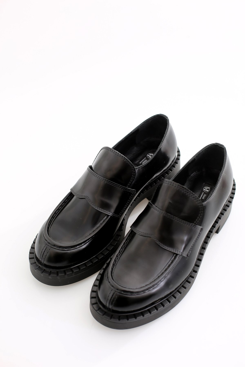 Siyah Klasik Loafer 