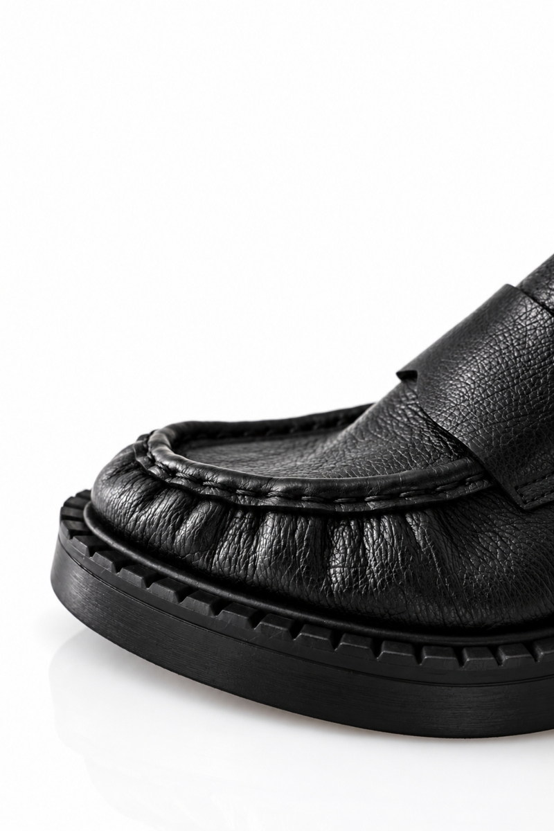 Siyah Klasik Loafer 26230