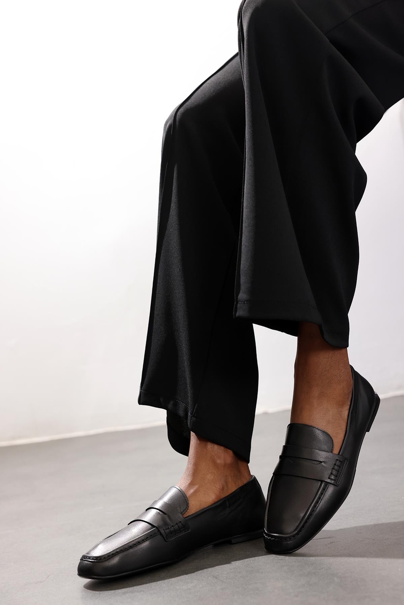 Siyah Loafer 39920
