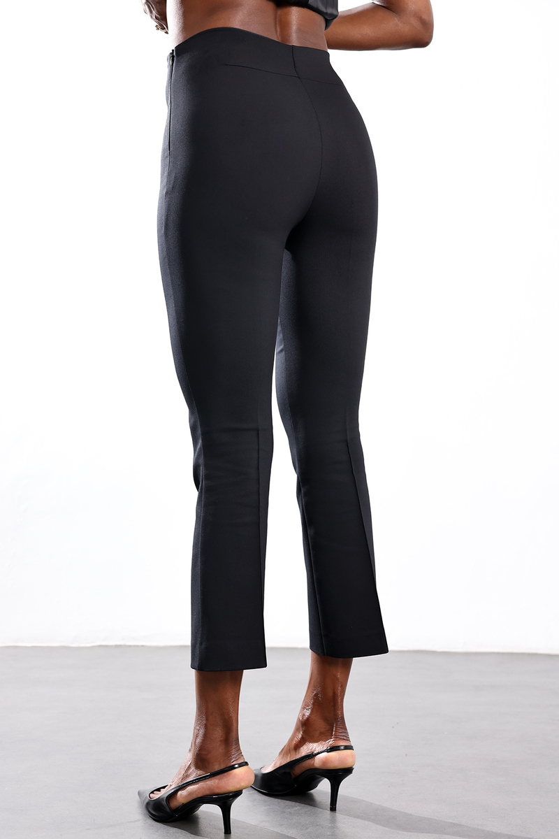 Siyah Mini Flare Pantolon 438