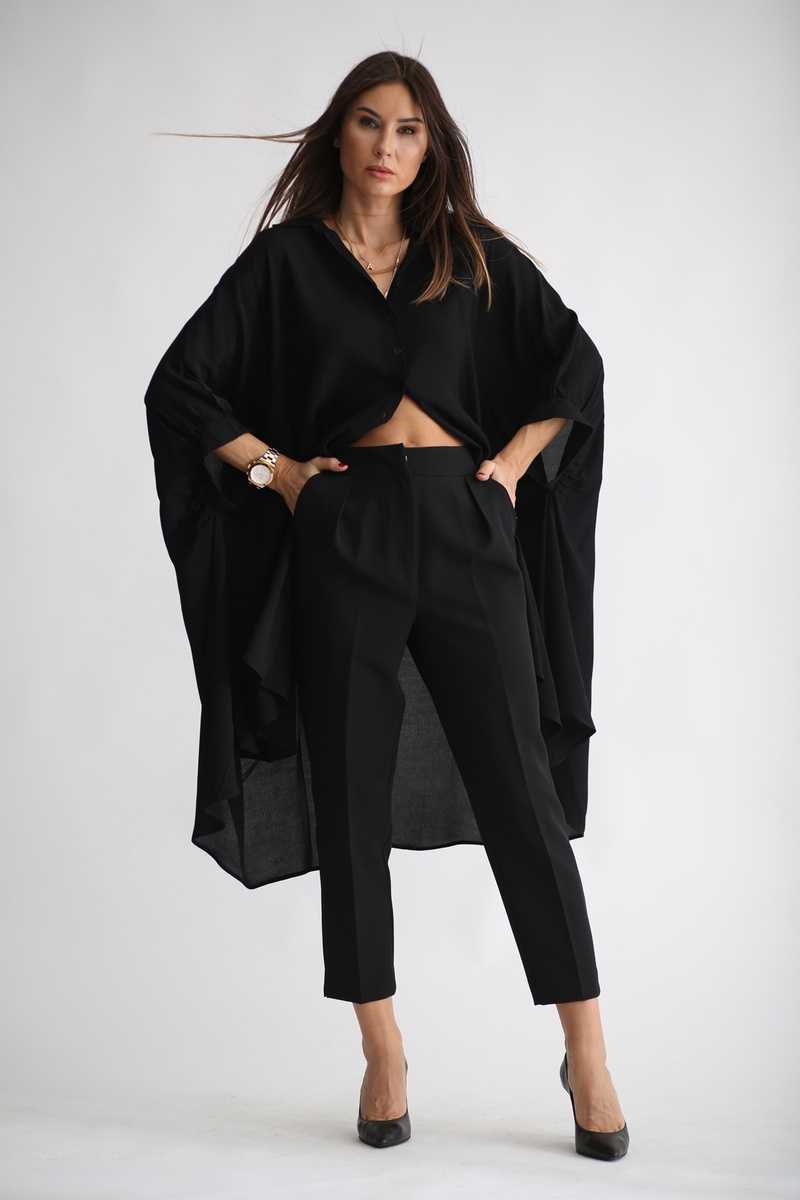 Siyah Oversize Elbise 2105