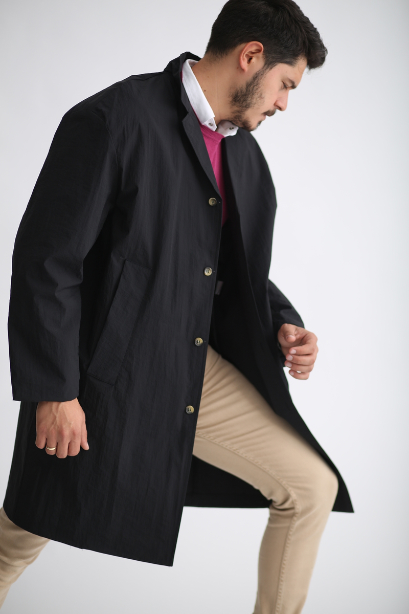 Siyah Oversize Rüzgarlık 4494