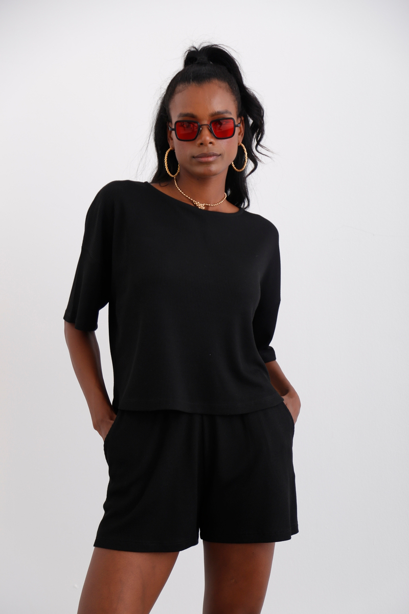 Siyah Oversize Takım 0162