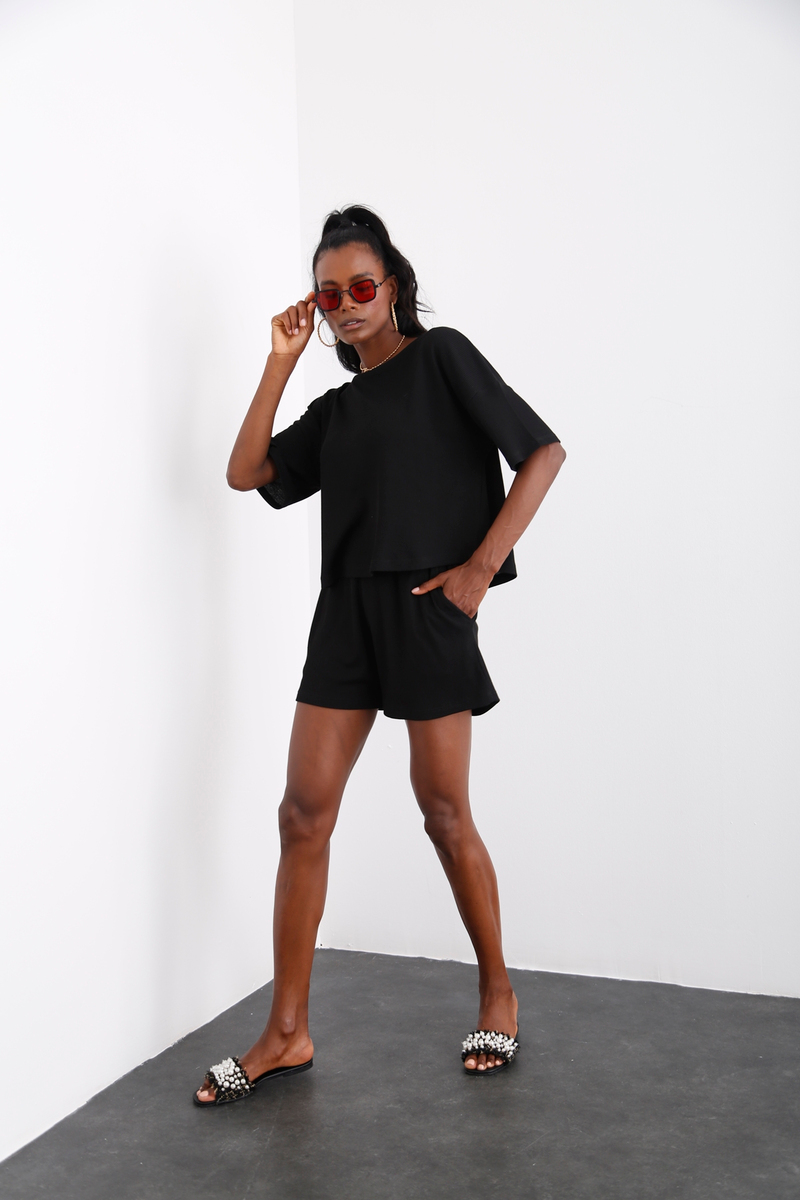 Siyah Oversize Takım 0162