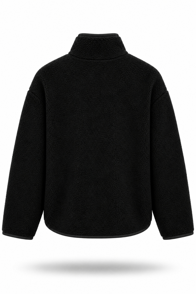 Siyah Polar Ceket 23236