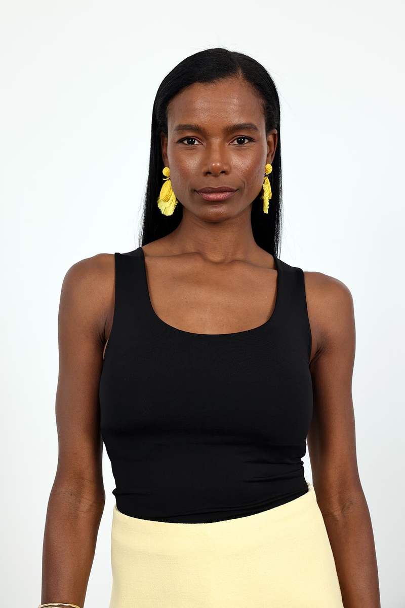 Siyah Sıfır Kol Jarse Atlet 015